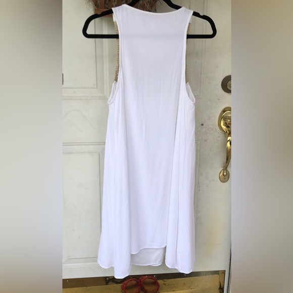 Lilly Pulitzer size large white dress with gold. - Picture 5 of 14